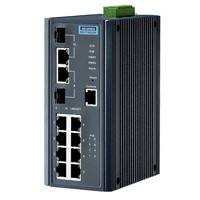 EKI-7710G-2CP Advantech 8GE PoE+ 2G PoE Gigabit Combo Managed Ethernet Switch