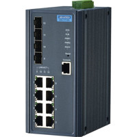 EKI-7712E-4F/4FI  industrieller Ethernet Managed Switch mit 12 Ports von Advantech