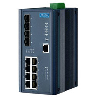 EKI-7712G-2FV Industrieller Netzwerk Switch mit 8x RJ45 Ports, 4x SFP Slots und 2x VDSL2 Modulen von Advantech