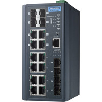 EKI-7716E-4F4C/4CI industrielle verwaltete Netzwerkschalter mit 16 Ports von Advantech