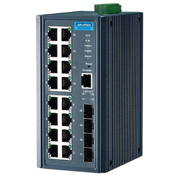 EKI-7720G-4F Advantech 16GE + 4G SFP Gigabit Managed Ethernet Switch