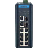 EKI-8510G-2FI Managed TNS Switch mit 8x Gbe und 2x SFP Anschlüssen von Advantech Front