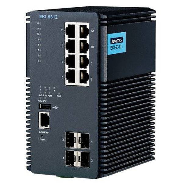 EKI-9312 Advantech Gigabit Managed Ethernet Switches