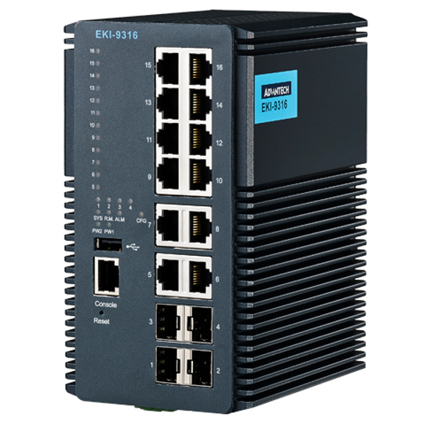 EKI-9316 Advantech Gigabit Managed Industrie Switches