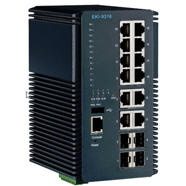 EKI-9316-C0ID42E Advantech Gigabit Managed Industrie Ethernet Switch