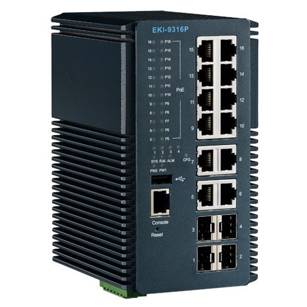 EKI-9316P Advantech PoE Gigabit Managed Ethernet Switch