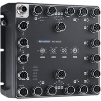 Leicht gedrehte Ansicht EKI-9520E-4GMPW L2 Managed EN 50155 Ethernet Switch von Advantech