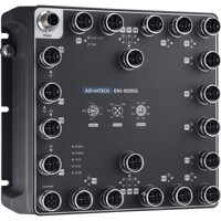 EKI-9520G-MPW Advantech Managed M12 Ethernet Switch leicht gedreht