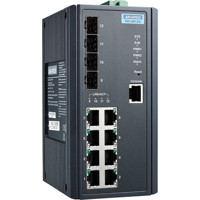 EKI-9612G-4FI Advantech 8GE+4G SFP Layer 3 L3 Managed Ethernet Switch
