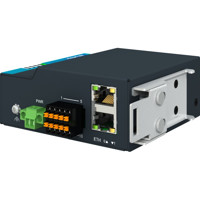 ICR-1642 industrieller 4G LTE Gateway/Router von Advantech DIN-Schienen Montagehalterung