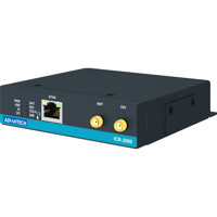 ICR-2031W LTE Cat.4 Mobilfunkrouter mit 802.11n Wi-Fi von Advantech von der Seite