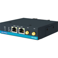 ICR-2431W industrieller 4G LTE Router mit 2.4/5.0 GHz WLAN von Advantech seitlich