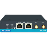ICR-2432 Entry-Level 4G Router mit LTE Cat.4 von Advantech von vorne