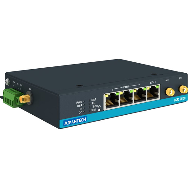 ICR-2531W industrieller 4G LTE Cat.4 Router mit 802.11a/g/b/n/ac Wi-Fi von Advantech