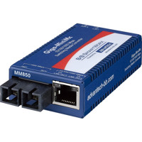 IMC-370 Mini Gigabit Ethernet Medienkonverter mit Single-/Multi-Mode oder Single-Strand von Advantech