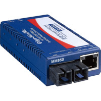IMC-370 Mini Gigabit Ethernet Medienkonverter mit Single-/Multi-Mode oder Single-Strand von Advantech seitlich