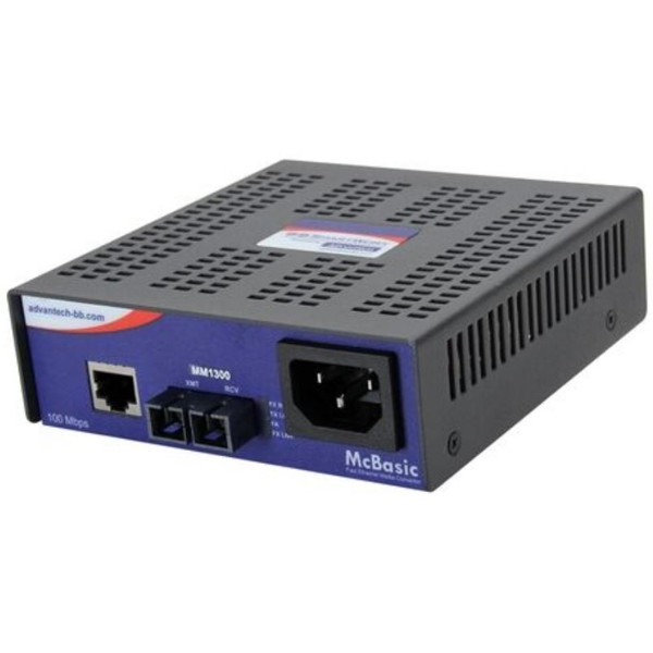 IMC-450 Serie standalone Fast Ethernet Medienkonverter von Advantech mit einem SC Anschluss