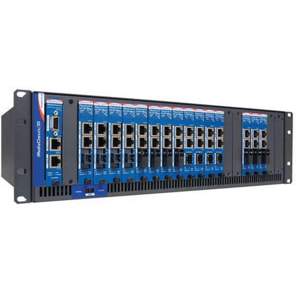 IMC-719-2AC modulares Medienkonverter Gehäuse mit 20 Steckplätzen von Advantech