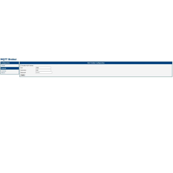 MQTT Broker User Modul für die V2, V3 und V4 Router von Advantech-Conel