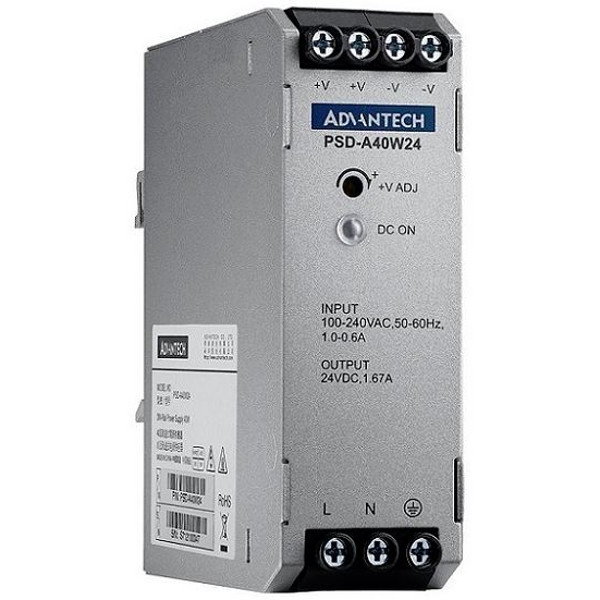 PSD-A40W24 DIN Rail Power Supply AC zu DC 100-240V 40W 24V von Advantech