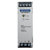 PSD-A60W12 Din Schienen Netzteil mit AC zu DC,100-240V, 60W und 12V von Advantech Front