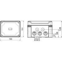 RWPB-MOBIL-X10 Mobile Fernwartungs-Box von Advantech Zeichnung