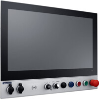 Gedrehte Ansicht des industriellen SPC-821(M)-V2 21.5 Zoll Monitor von Advantech