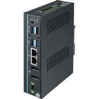 UNO-137 V2 Hutschienen Industrie PC von Advantech seitlich