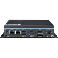 Front Ansicht des kompakten UNO-2372 V3 Industrie PC von Advantech