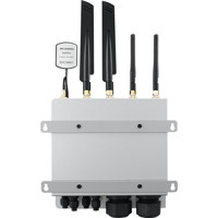 UNO-430 wasserfestes Outdoor Gateway mit RJ45, RS232 und RS422/485 Ports von Advantech von hinten