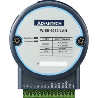WISE-4010-LAN IoT Ethernet E/A Modul mit 4x analoge Ein- und 4x digitale Ausgängen von Advantech Front