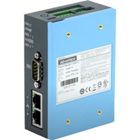 WISE-710 industrielle IoT Gateway mit 4x DI/DOs, 3x seriellen COM und 2x GbE Anschlüssen von Advantech Rückseite