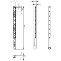 WISE-S100 Signalsäulen Sensor mit 8x Lichtsensoren von Advantech Zeichnung