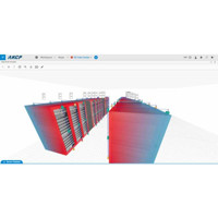 CTHMS-V2 Thermal Map Sensor für die Überwachung von Rack Schränken von AKCP Heatmap