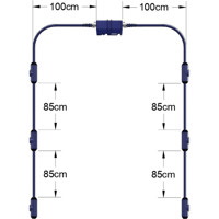 CTHMS-V2 Thermal Map Sensor für die Überwachung von Rack Schränken von AKCP Zeichnung