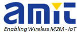 Logo der Firma Amit für Wireless M2M Konnektivität mit Routern und Gateways.