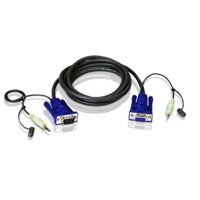 2L-2402A von Aten ist ein KVM-Kabel mit VGA und Audio.