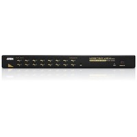 ACS1216A von Aten ist ein Rack KVM-Switch mit 16 Ports für PS/2 und VGA-Grafik.