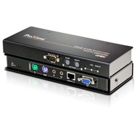 CE370 von Aten ist ein KVM-Extender für VGA-Grafik, PS/2, Audio und RS-232 mit Bildsignalkompensation bis 300m.