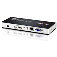 CE790 KVM over IP Extender von Aten für USB, VGA-Grafik, Audio und RS-232 Signale.