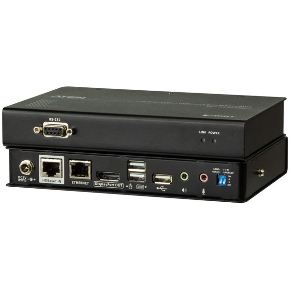 CE920 Aten USB DisplayPort HDBaseT 2.0 RS-232 Audio KVM Extender