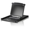 CL1016 - Aten KVM-Switch LCD-Bildschirm 16 Ports USB PS/2 VGA CL1016 von Aten ist ein 16 Port KVM-Switch für USB, PS/2 und VGA mit LCD-Bildschirm.