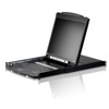CL5808 - Aten KVM-Switch 8 Port mit LCD-Bildschirm CL5808 von Aten ist ein KVM-Switch mit 8 Ports und integriertem LCD-Bildschirm.