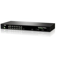 CS1316 von Aten ist ein Rack KVM-Switch mit 16 Ports für USB, PS/2 und VGA.