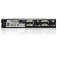 CS1642 - USB-KVMP-Switch von Aten mit 2 Ports für DVI-Grafik- und Tonübertragung und USB-Hub.