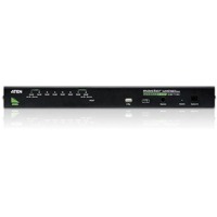 CS1708A von Aten ist ein KVM-Switch für Serverracks mit 8 Ports für USB, PS/2 und KVM.