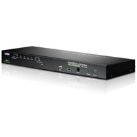 CS1708i von Aten ist ein 8 Port KVM over IP-Switch mit USB, PS/2 und VGA-Grafik.