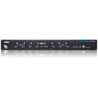 CS1788 von Aten ist ein KVM-Switch für Serverracks mit 8 Ports für USB und Dual-Link-DVI.