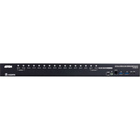 CS18216 16-Port USB 3.0 4K HDMI Rack KVM Switch mit einem 2-Port USB 3.1 Gen 1 Hub von Aten Front