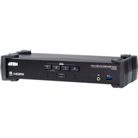 CS1824 4-Port HDMI KVMP Switch mit einem Audio Mixer Modus von Aten